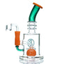 Big Mom Glass accented dab rig in orange