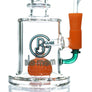 Big Mom Glass accented dab rig in orange