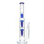 Cheef studded dual tree perc bong