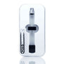 Mag Blunt clear glass chillum pipe with magnetic ash ejector