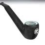 Riddle’s Facade 510 Battery featuring a modern electric Sherlock pipe design with 510-thread cartridge compatibility in black color