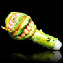 3D green monster glass hand pipe 2