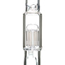Bougie Glass Straight Tube Tree Perc Bong - cheefkit.com
