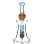 Crystal Glass Candy Swirl Dab Rig With Reclaimer - cheefkit.com