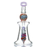 Crystal Glass Candy Swirl Dab Rig With Reclaimer - cheefkit.com