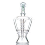 Crystal Glass Crater Recycler Dab Rig - cheefkit.com