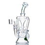 Crystal Glass Crater Recycler Dab Rig - cheefkit.com