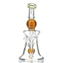 Crystal Glass Dual Arm Recycler Dab Rig - cheefkit.com