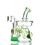 Crystal Glass Recycler Dab Rig with Reclaimer - cheefkit.com