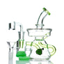 Crystal Glass Recycler Dab Rig with Reclaimer - cheefkit.com
