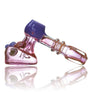 Fumed honey pot bubbler glass pipe 2
