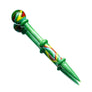 Candy Swirl Glass Dab Tool With Carb Cap - cheefkit.com