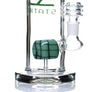 Static Glass Cube Perc Bong - cheefkit.com