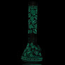 Green Bee Beaker Bong