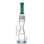 Static Glass Double Honeycomb Hourglass Bong - cheefkit.com