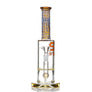 Static Glass Webbed Dual Stage Bong - cheefkit.com