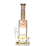 Static Glass Webbed Dual Stage Bong - cheefkit.com