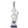 16" Lookah Glass UFO Perc Coil Recycler Bong - cheefkit.com