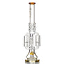 Lookah Glass Quad Honeycomb Chandelier Water Pipe