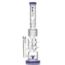 Lookah Glass purple accented sky scraper bong- cheefkit