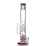 Static Glass Double Matrix Perc Bong - cheefkit.com