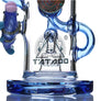Tattoo Glass poseidon recycler dab rig - Cheefkit