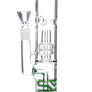 Static Glass Double Matrix Perc Bong - cheefkit.com