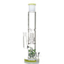 Static Glass Double Matrix Perc Bong - cheefkit.com