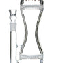 Static Glass Double Honeycomb Hourglass Bong - cheefkit.com