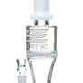 Static Glass Double Honeycomb Hourglass Bong - cheefkit.com