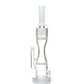 Static Glass Double Honeycomb Hourglass Bong - cheefkit.com