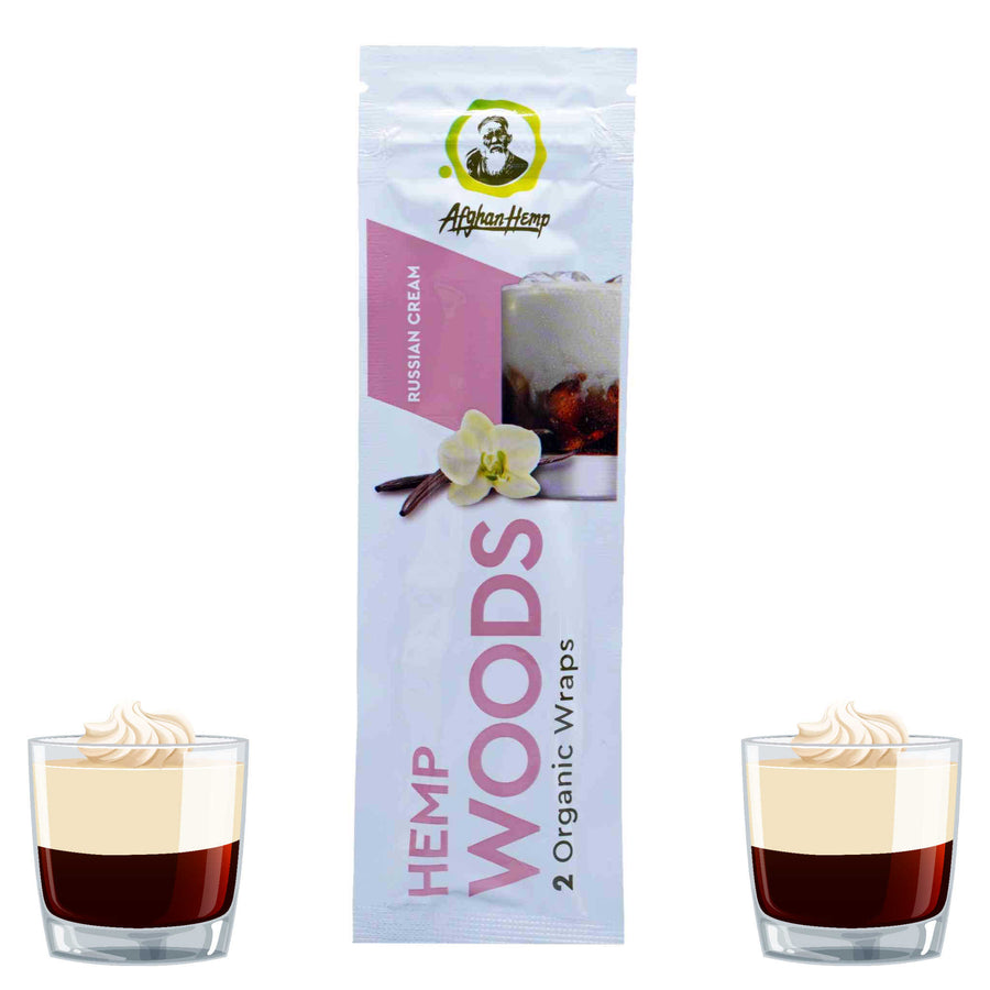 Afghan hemp Russian cream flavored hemp wraps