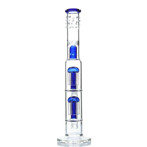 Cheef studded dual tree perc bong