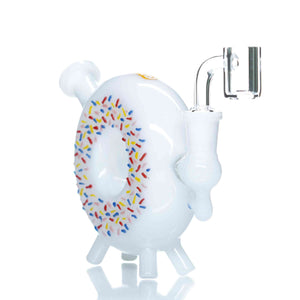 glass dab rig donut themed