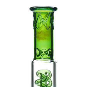 Fumed Spiral Perc Beaker Cheef Glass