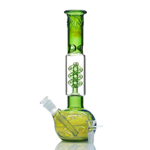 fumed spiral perc water pipe