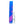 Close up of Rhino Flip nectar collector in the blue and purple color way showing the pyrex glass tip