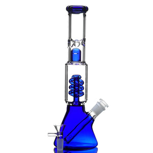 Deep Color Spiral Perc Bong - cheefkit.com