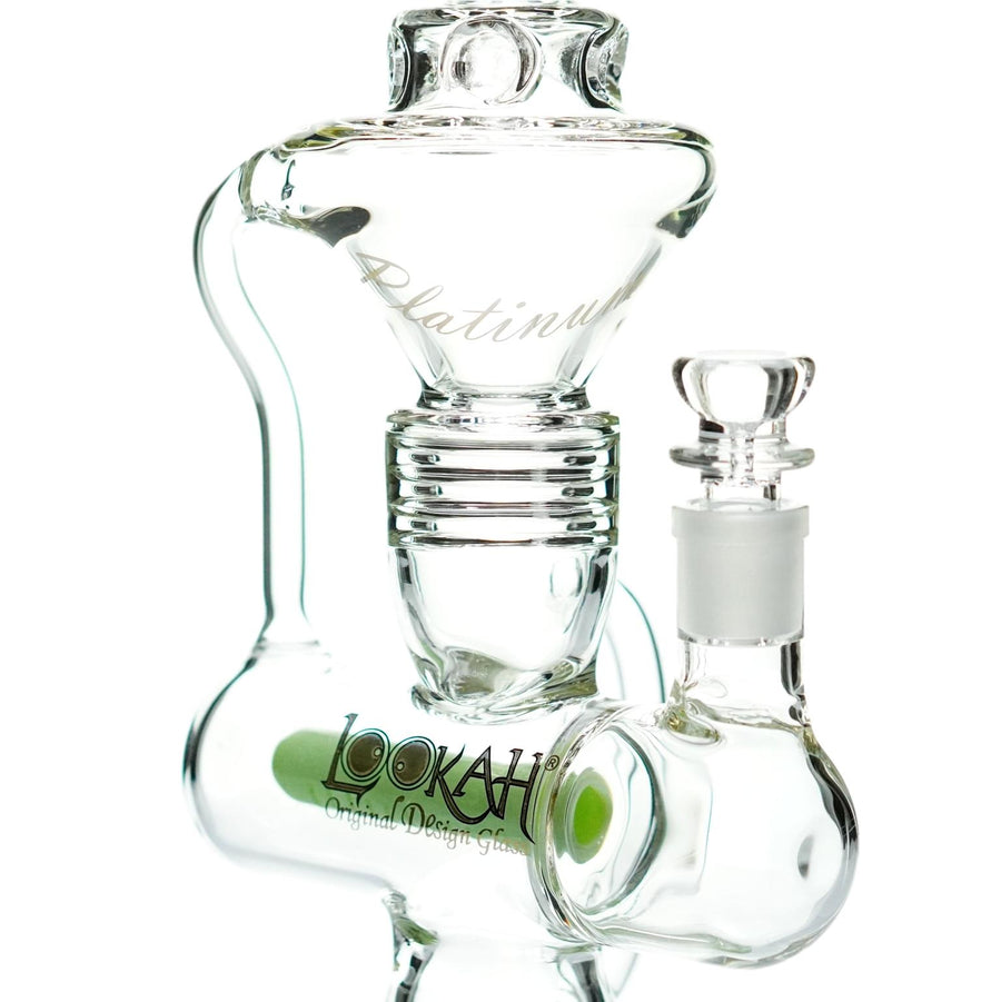 16.5" Lookah Glass Platinum Princess Water Pipe - cheefkit.com