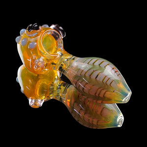 3D Head Glass Spoon Pipe