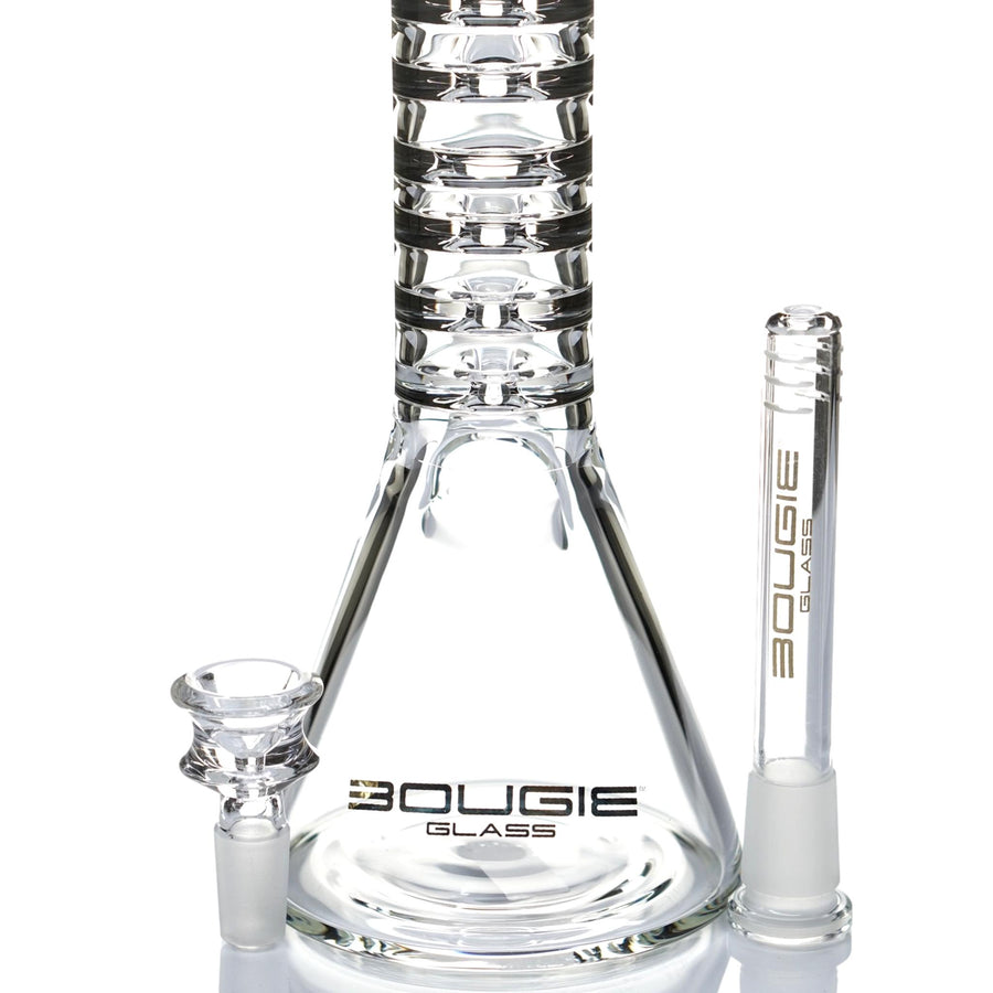 Bougie Glass Internal Rings Bong - cheefkit.com