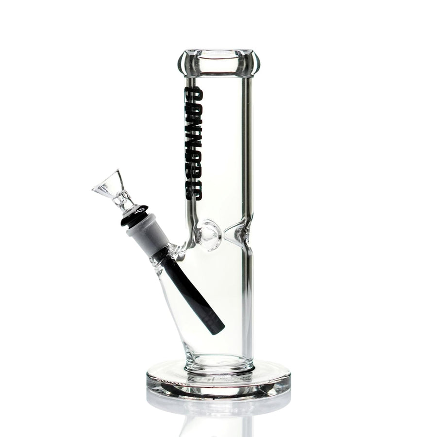 10 Inch Cannabis And Glass Straight Bong - cheefkit.com