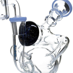 Crystal Glass Galaxy Opal Recycler Dab Rig - cheefkit.com