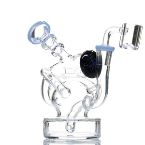 Crystal Glass Galaxy Opal Recycler Dab Rig - cheefkit.com