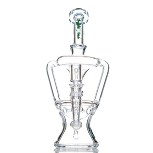 Crystal Glass Crater Recycler Dab Rig - cheefkit.com