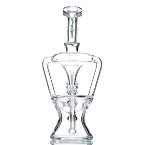 Crystal Glass Crater Recycler Dab Rig - cheefkit.com