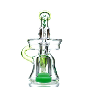 Crystal Glass Recycler Dab Rig with Reclaimer - cheefkit.com