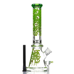 drippy thick glass beaker bong by esigo glass - cheefkit