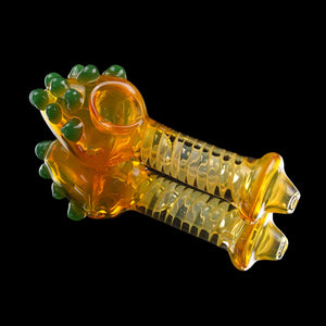 Amber Swirl hand pipe - Cheefkit