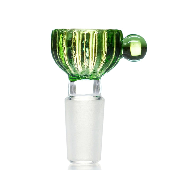 14MM Green Grooved Bong Bowl - cheefkit.com